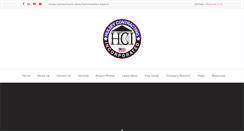 Desktop Screenshot of hulseycontracting.com