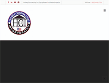 Tablet Screenshot of hulseycontracting.com